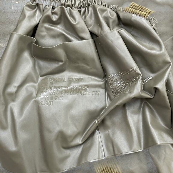 Vintage Military Waders Green 100% Polyvinyl Chloride Waterproof XL 90s - Picture 3 of 9